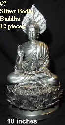 #7
Silver Bodhi 
Buddha
12 pieces